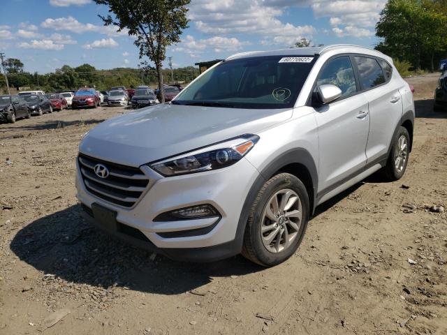 KM8J33A46JU759384 - 2018 HYUNDAI TUCSON SEL SILVER photo 2