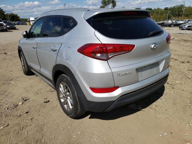 KM8J33A46JU759384 - 2018 HYUNDAI TUCSON SEL SILVER photo 3