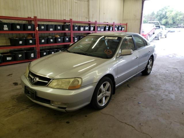 19UUA56992A023289 - 2002 ACURA 3.2TL TYPE SILVER photo 2