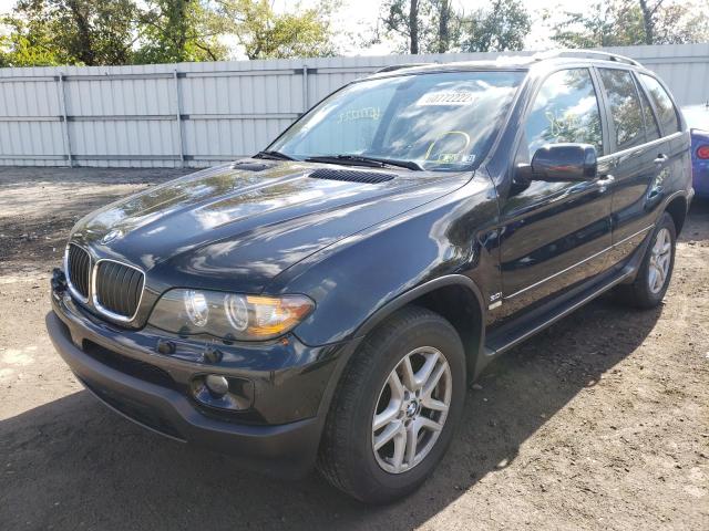 5UXFA13526LY46379 - 2006 BMW X5 3.0I BLACK photo 2