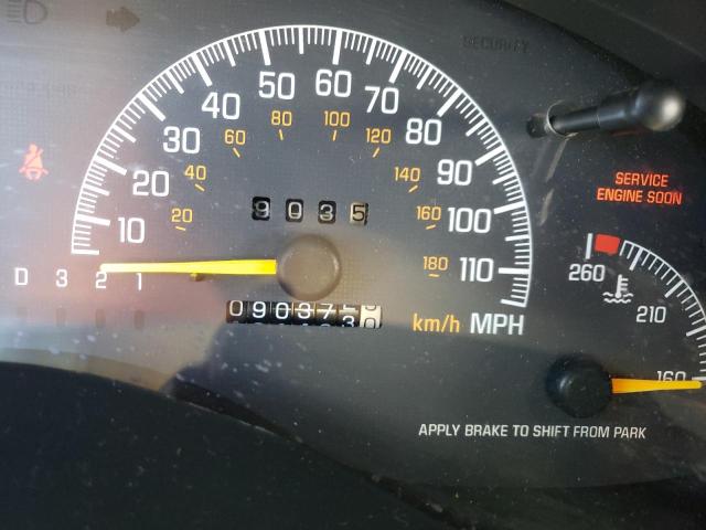 1G2WR12181F103682 - 2001 PONTIAC GRAND PRIX შავი ფოტო 8