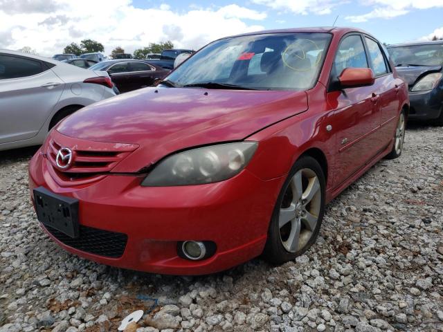 JM1BK144561467312 - 2006 MAZDA 3 HATCHBAC RED photo 2