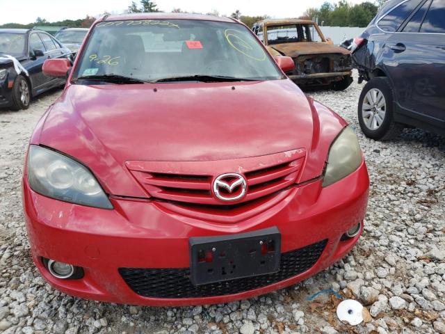 JM1BK144561467312 - 2006 MAZDA 3 HATCHBAC RED photo 9