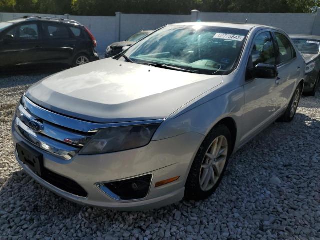 3FAHP0JGXAR141014 - 2010 FORD FUSION SEL SILVER photo 2