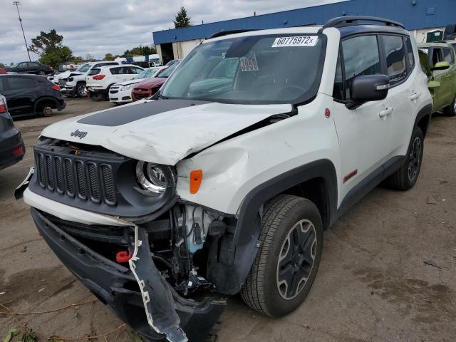 ZACCJBCT2GPC57144 - 2016 JEEP RENEGADE T WHITE photo 2