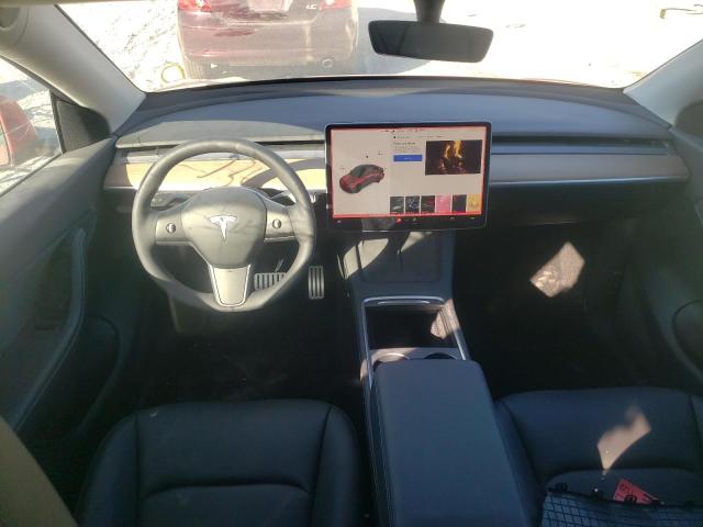 7SAYGDEF6NF372778 - 2022 TESLA MODEL Y أحمر صورة 9