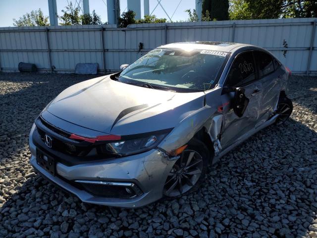 19XFC1F79LE217313 - 2020 HONDA CIVIC EXL 灰色 照片 2