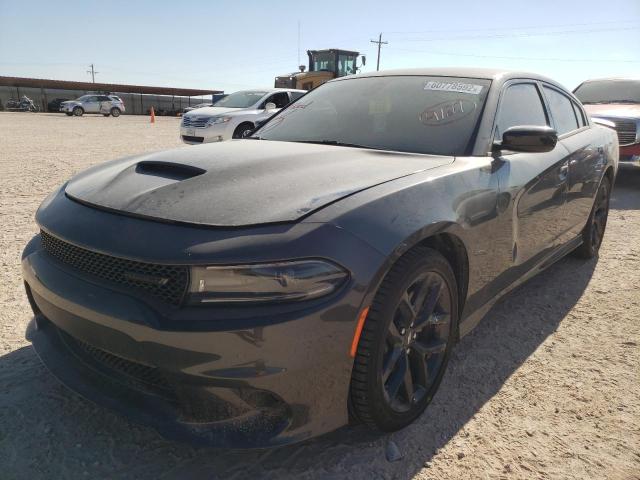 2C3CDXHG2NH141719 - 2022 DODGE CHARGER GT GRAY photo 2