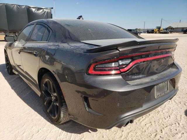 2C3CDXHG2NH141719 - 2022 DODGE CHARGER GT GRAY photo 3