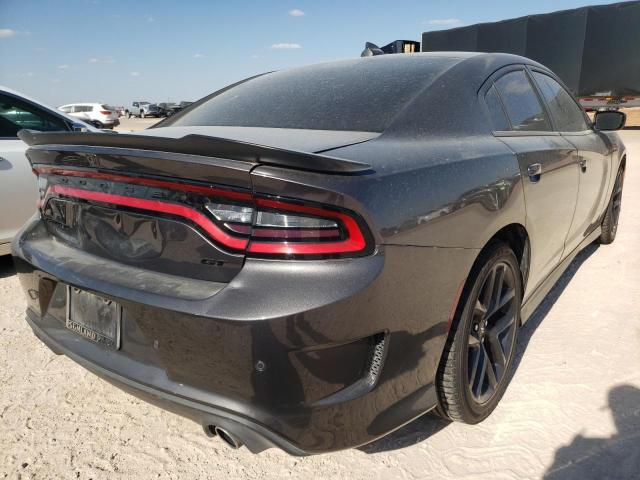 2C3CDXHG2NH141719 - 2022 DODGE CHARGER GT GRAY photo 4