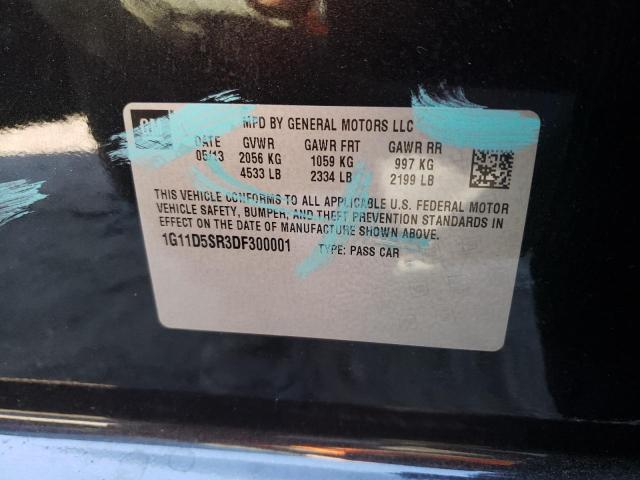 1G11D5SR3DF300001 - 2013 CHEVROLET MALIBU 1LT 黑色 照片 10