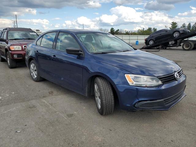 3VW2K7AJXCM354903 - 2012 VOLKSWAGEN JETTA BASE 蓝色 照片 1