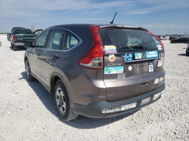 3CZRM3H30DG706604 - 2013 HONDA CR-V LX BROWN photo 3