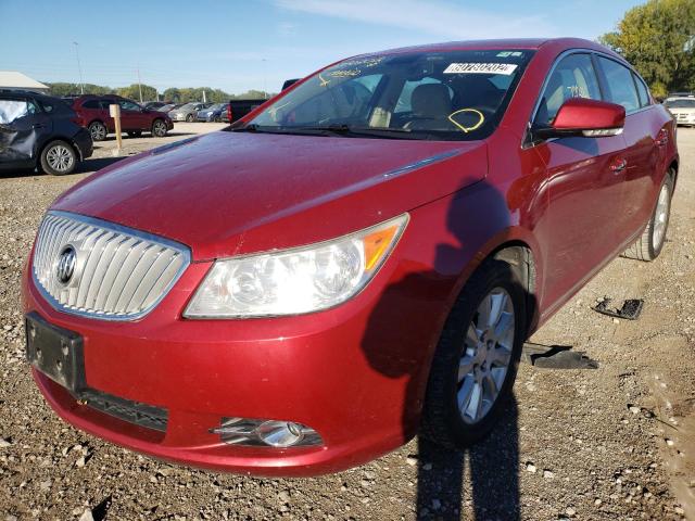 1G4GD5ERXCF270891 - 2012 BUICK LACROSSE P RED photo 2