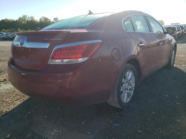 1G4GD5ERXCF270891 - 2012 BUICK LACROSSE P RED photo 4