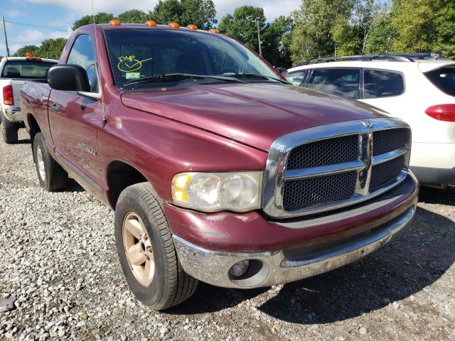 1D7HU16N92J256723 - 2002 DODGE RAM 1500 MAROON photo 1