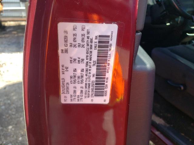 1D7HU16N92J256723 - 2002 DODGE RAM 1500 MAROON photo 10