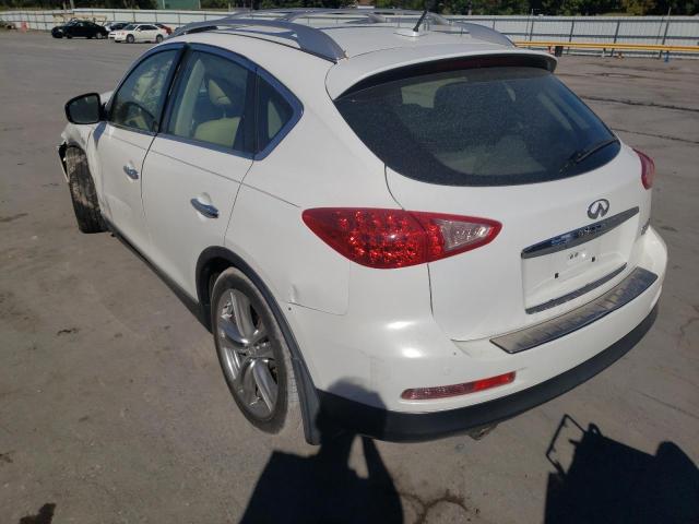 JN1BJ0HR6EM191774 - 2014 INFINITI QX50 WHITE photo 3