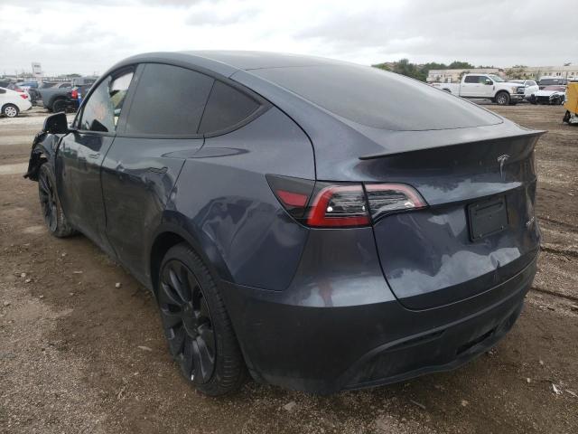 7SAYGDEF5NF467705 - 2022 TESLA MODEL Y Серый фото 3