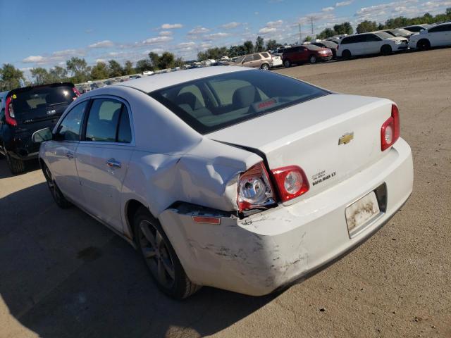 1G1ZC5E01CF366435 - 2012 CHEVROLET MALIBU 1LT 白色 照片 3