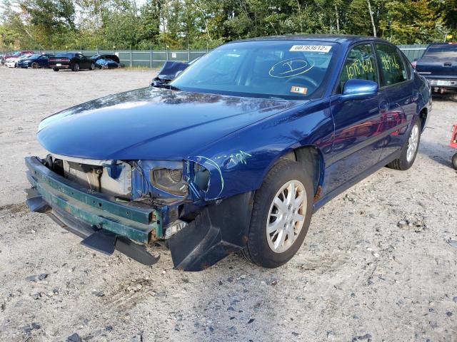 2G1WF52E439447643 - 2003 CHEVROLET IMPALA BLUE photo 2