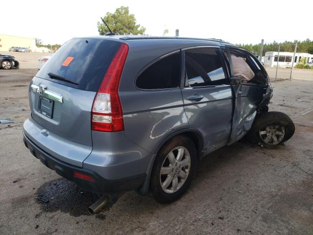 5J6RE38708L004873 - 2008 HONDA CR-V EXL BLUE photo 4