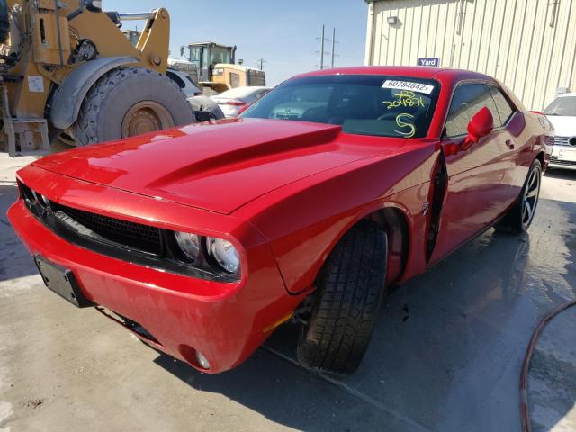 2C3CDYCJ9CH204871 - 2012 DODGE CHALLENGER RED photo 2