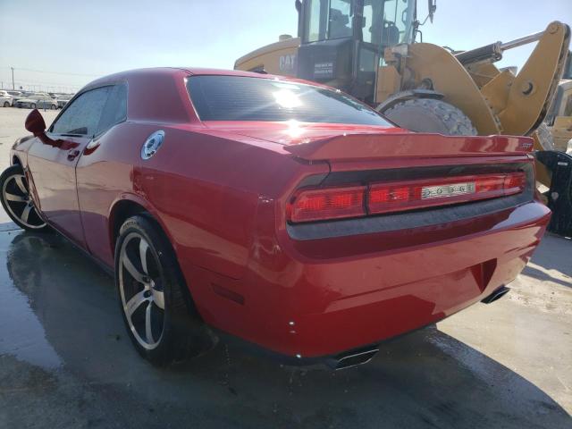 2C3CDYCJ9CH204871 - 2012 DODGE CHALLENGER RED photo 3