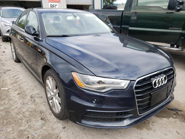 WAUHGAFC3EN050811 - 2014 AUDI A6 PRESTIG BLUE photo 1