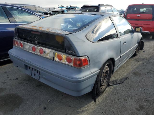 JHMED835XKS006121 - 1989 HONDA CIVIC CRX GRAY photo 4