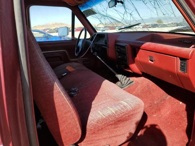 1FTDF15NXMPA26614 - 1991 FORD F150 RED photo 5