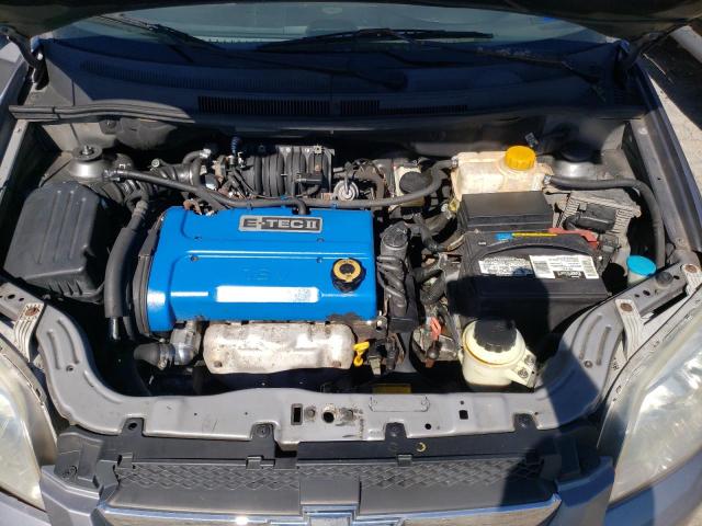 KL1TD56667B061160 - 2007 CHEVROLET AVEO BASE GRAY photo 7