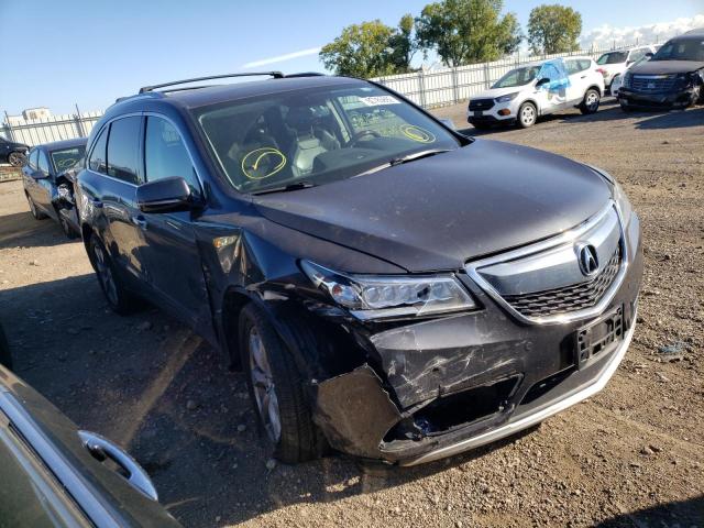 5FRYD4H81EB037252 - 2014 ACURA MDX ADVANC CHARCOAL photo 1
