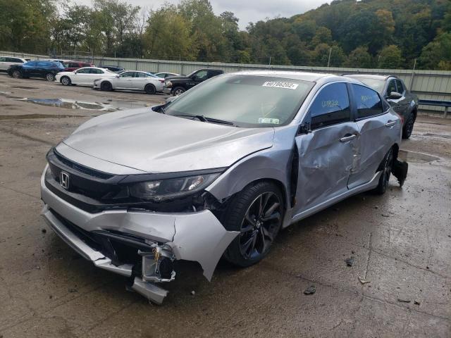2HGFC2F87KH537944 - 2019 HONDA CIVIC SPOR 银色 照片 2
