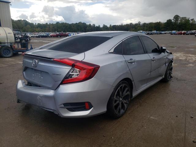 2HGFC2F87KH537944 - 2019 HONDA CIVIC SPOR 银色 照片 4