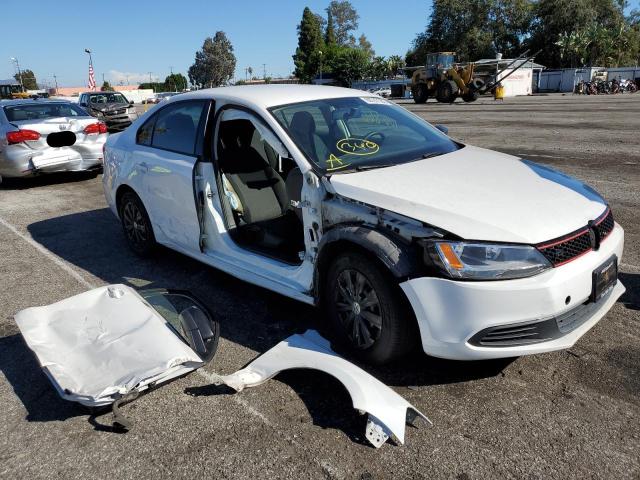 3VW2K7AJ2DM387038 - 2013 VOLKSWAGEN JETTA BASE WHITE photo 1