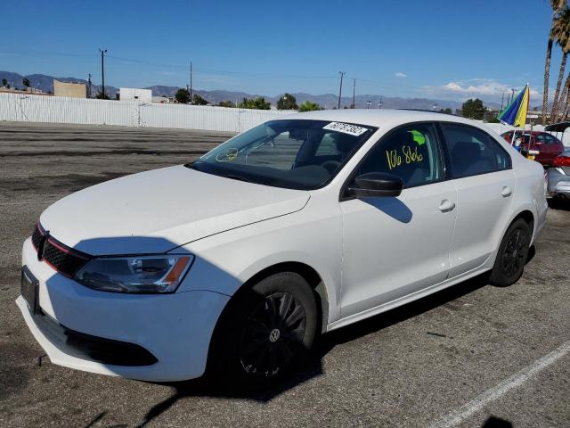 3VW2K7AJ2DM387038 - 2013 VOLKSWAGEN JETTA BASE WHITE photo 2