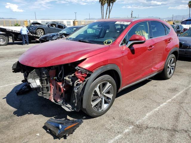 JTJYARBZ9K2132369 - 2019 LEXUS NX 300 BAS RED photo 2