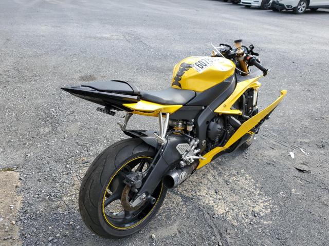 JYARJ16E78A004917 - 2008 YAMAHA YZFR6 YELLOW photo 4