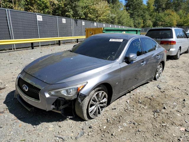 JN1BV7AR6FM407549 - 2015 INFINITI Q50 BASE GRAY photo 2