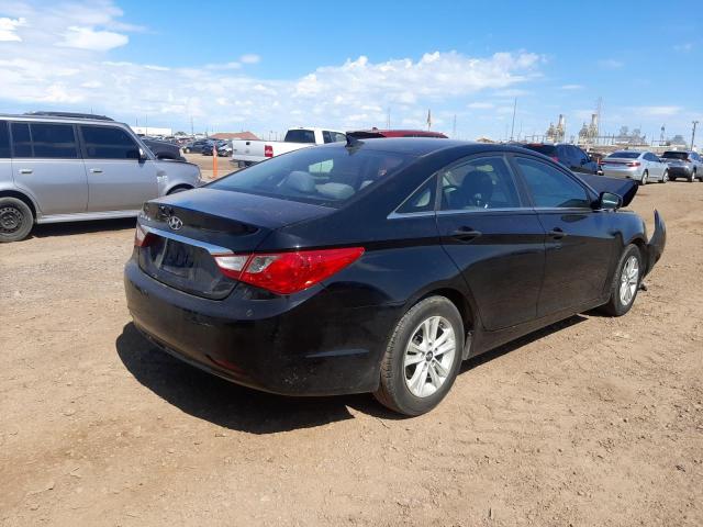 5NPEB4AC6BH252048 - 2011 HYUNDAI SONATA GLS BLACK photo 4