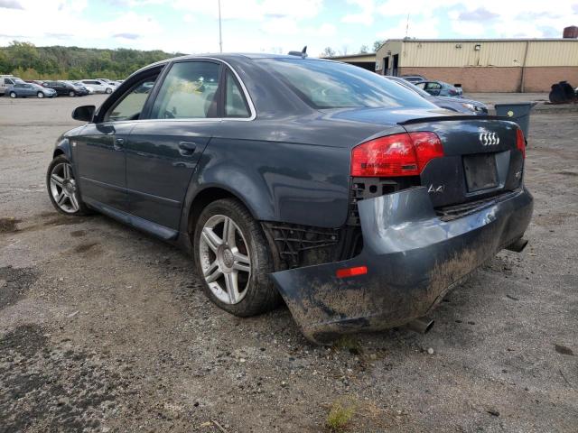 WAUDF78E76A161406 - 2006 AUDI A4 2.0T QU GRAY photo 3