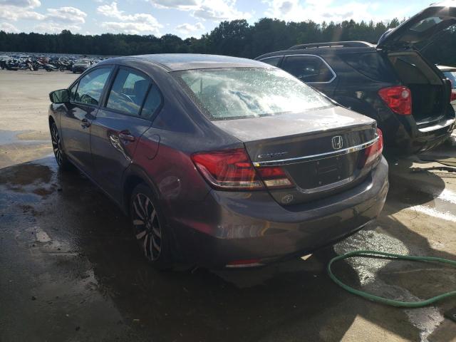 2HGFB2F93FH537425 - 2015 HONDA CIVIC EXL Boz foto 3