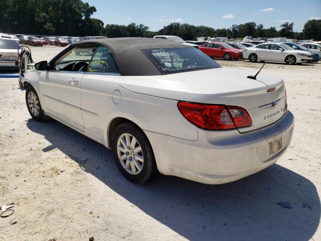 1C3LC45K28N180221 - 2008 CHRYSLER SEBRING WHITE photo 3