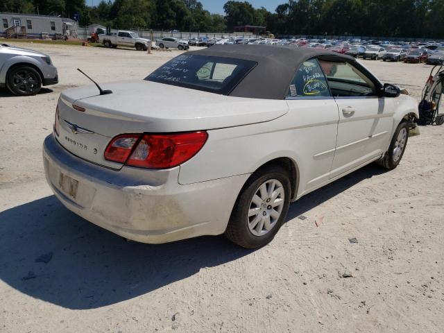 1C3LC45K28N180221 - 2008 CHRYSLER SEBRING WHITE photo 4