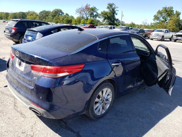 5XXGU4L37JG202334 - 2018 KIA OPTIMA EX BLUE photo 4