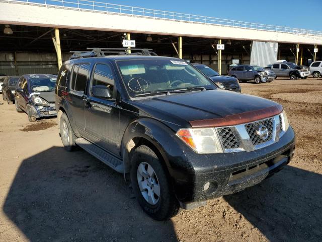 5N1AR18W05C755546 - 2005 NISSAN PATHFINDER BLACK photo 10