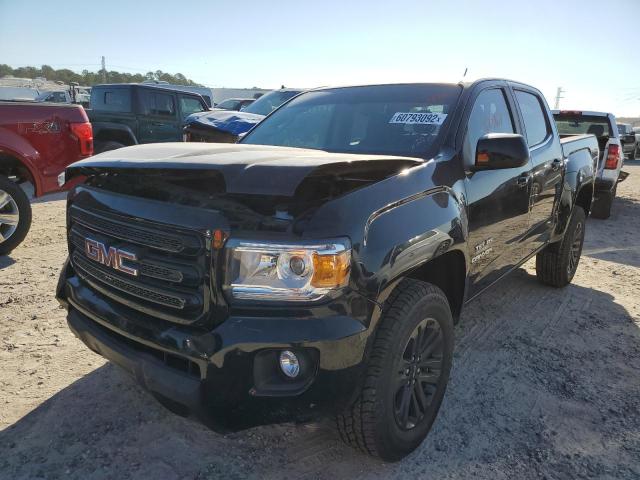 1GTG5CEN3K1348538 - 2019 GMC CANYON SLE BLACK photo 2