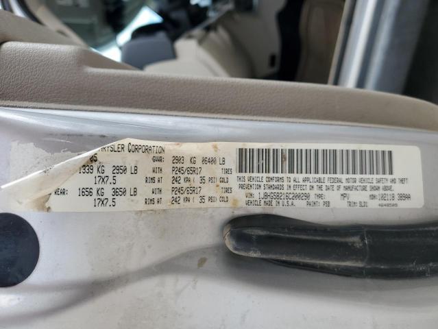 1J8HG58216C200290 - 2006 JEEP COMMANDER ვერცხლისფერი ფოტო 10