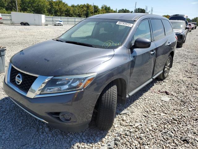 5N1AR2MN9EC721253 - 2014 NISSAN PATHFINDER GRAY photo 2